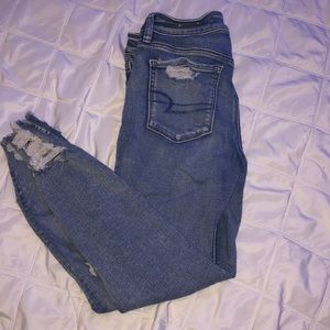 American Eagle ripped jeans